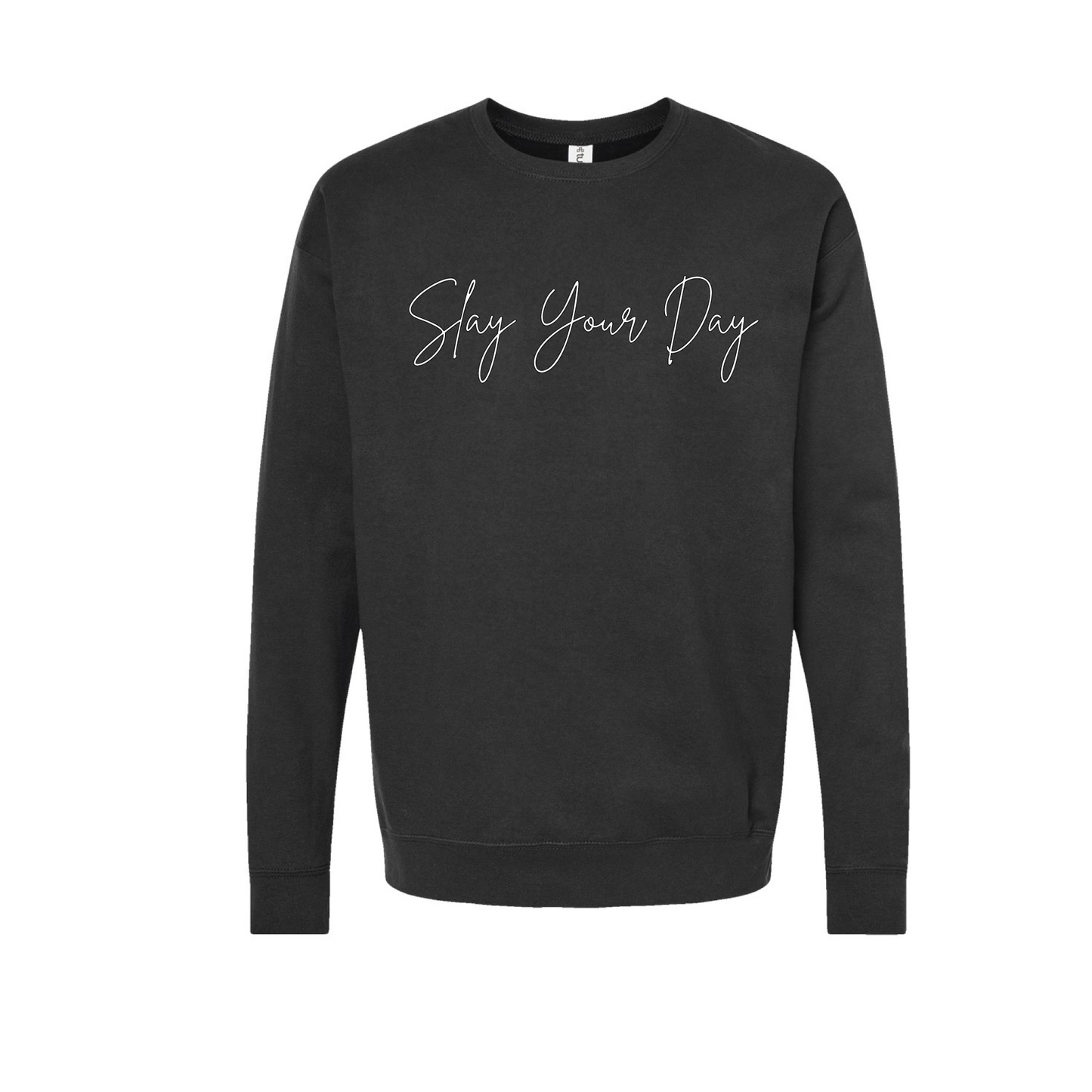 Cursive Crew Neck Sweatshirt | Slay Your Day