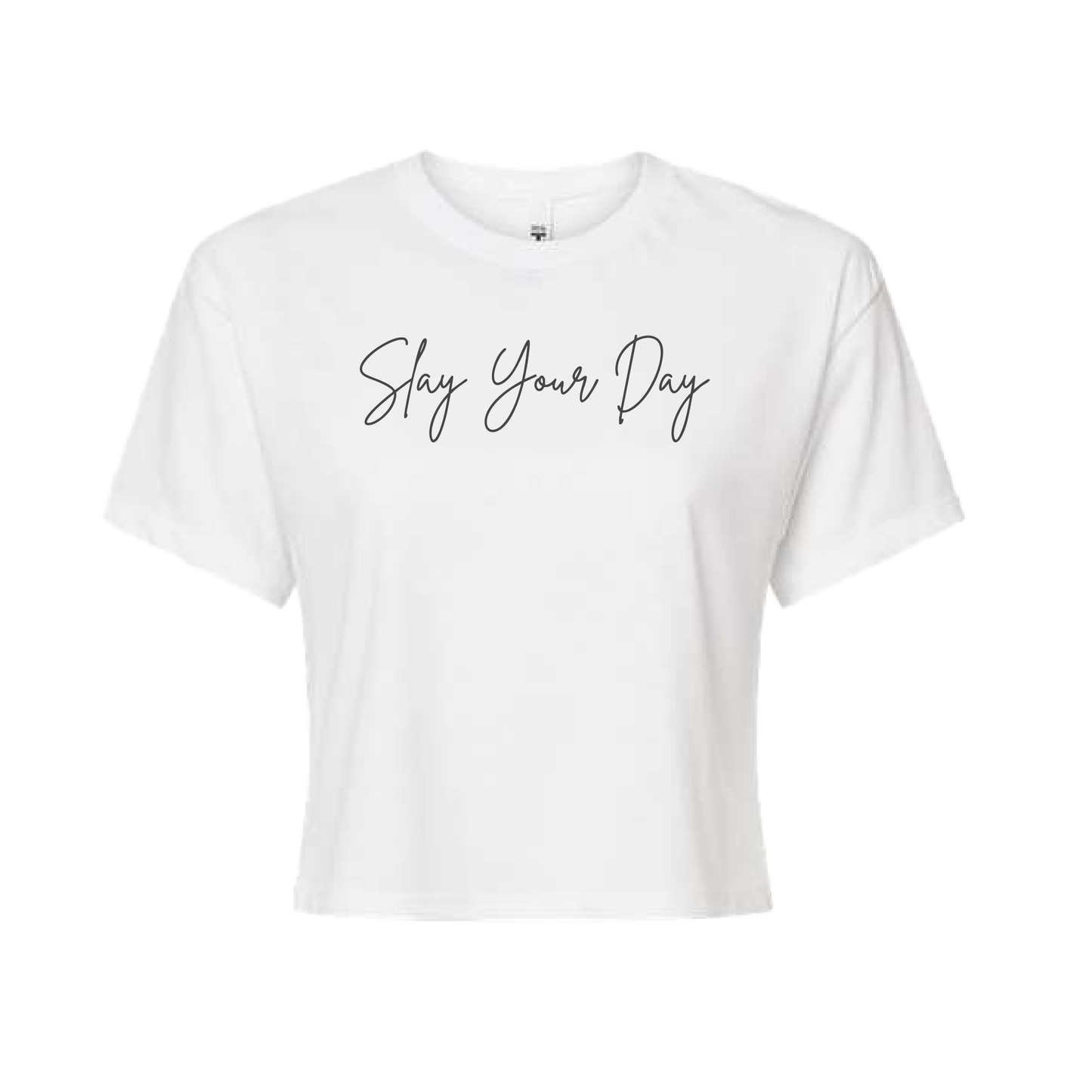 Cursive Women’s Crop Top | Slay Your Day