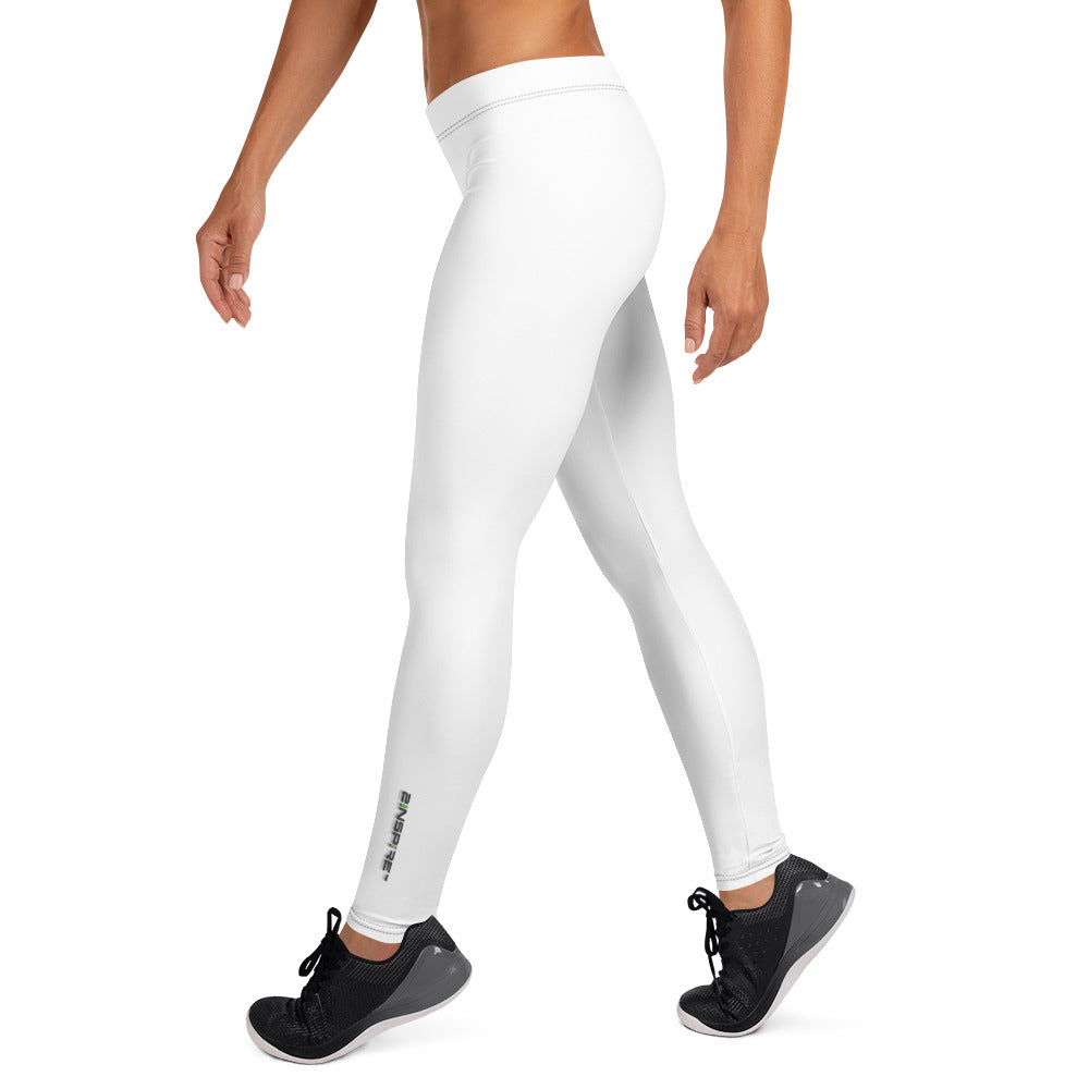 White Microfiber Leggings | 2Inspire