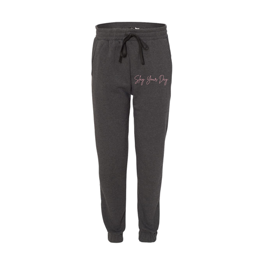 Pink Circle Logo Unisex Pigment-Dyed Sweatpants | Slay Your Day