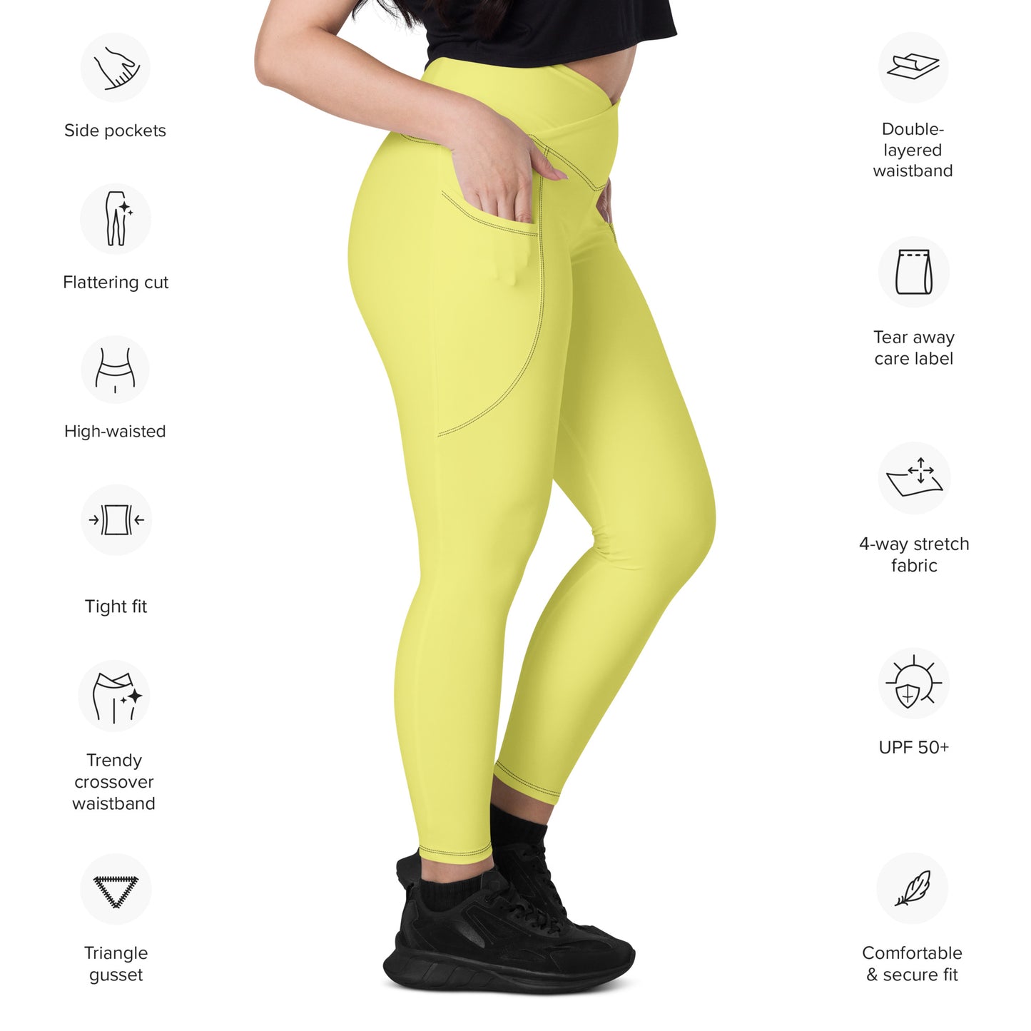 Dolly Crossover Leggings with Pockets