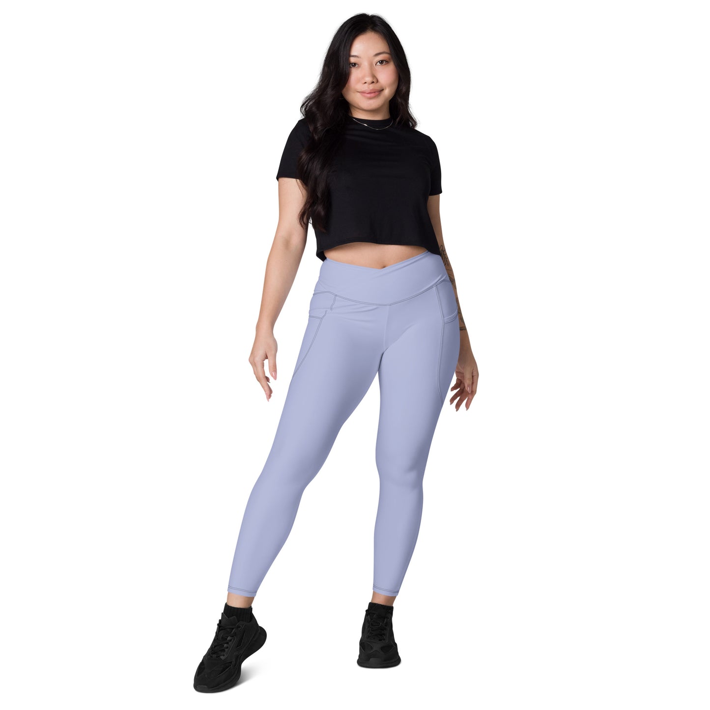 Perano Crossover Leggings with Pockets