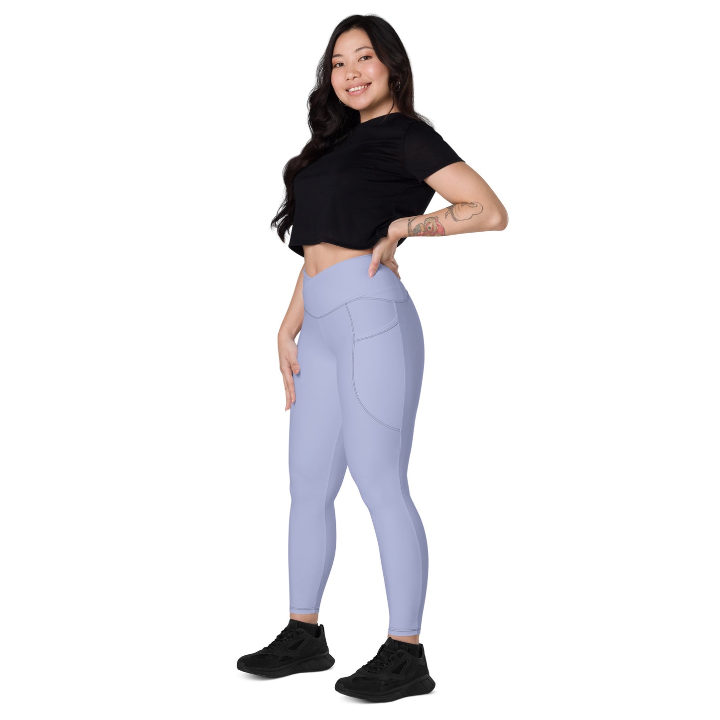 Perano Crossover Leggings with Pockets