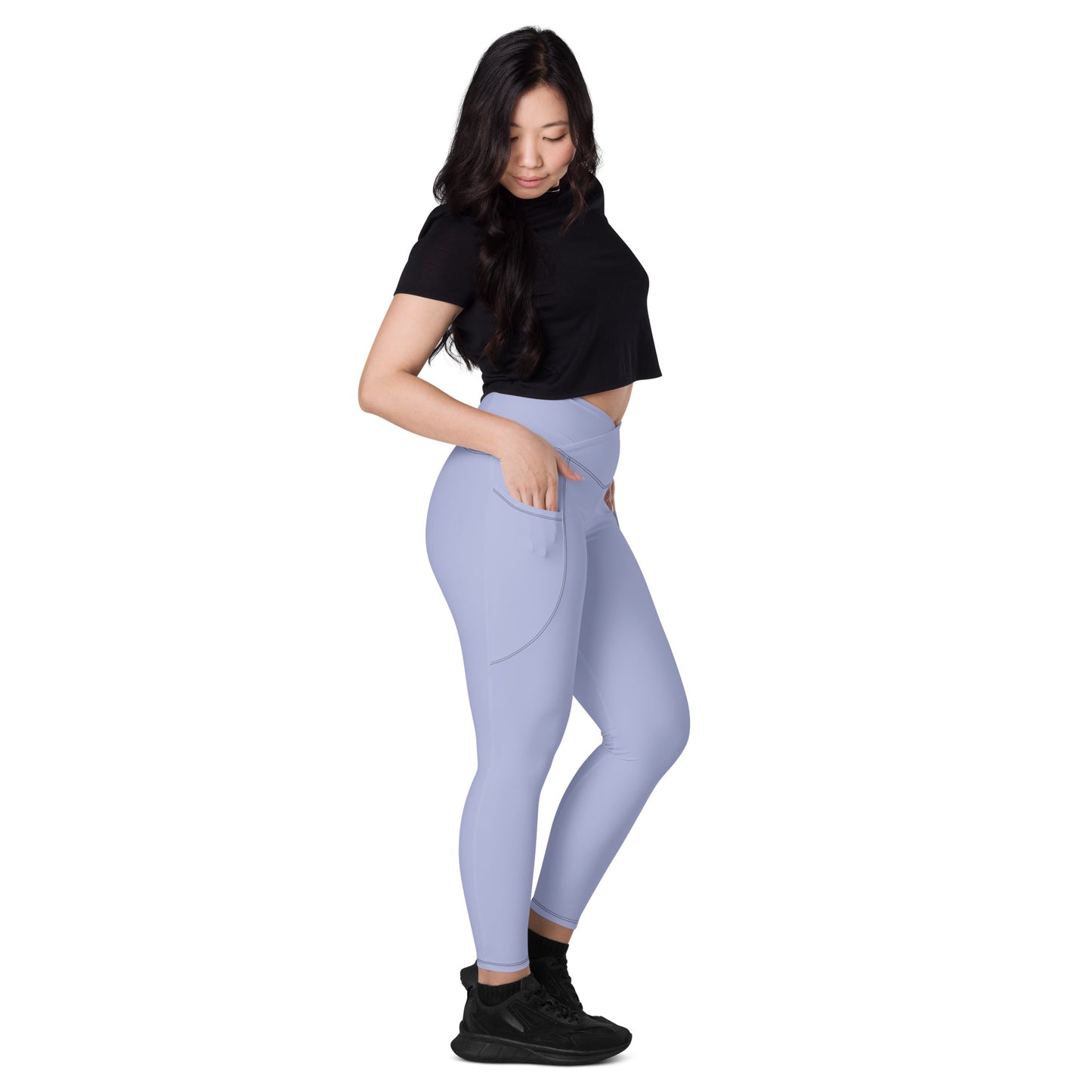 Perano Crossover Leggings with Pockets