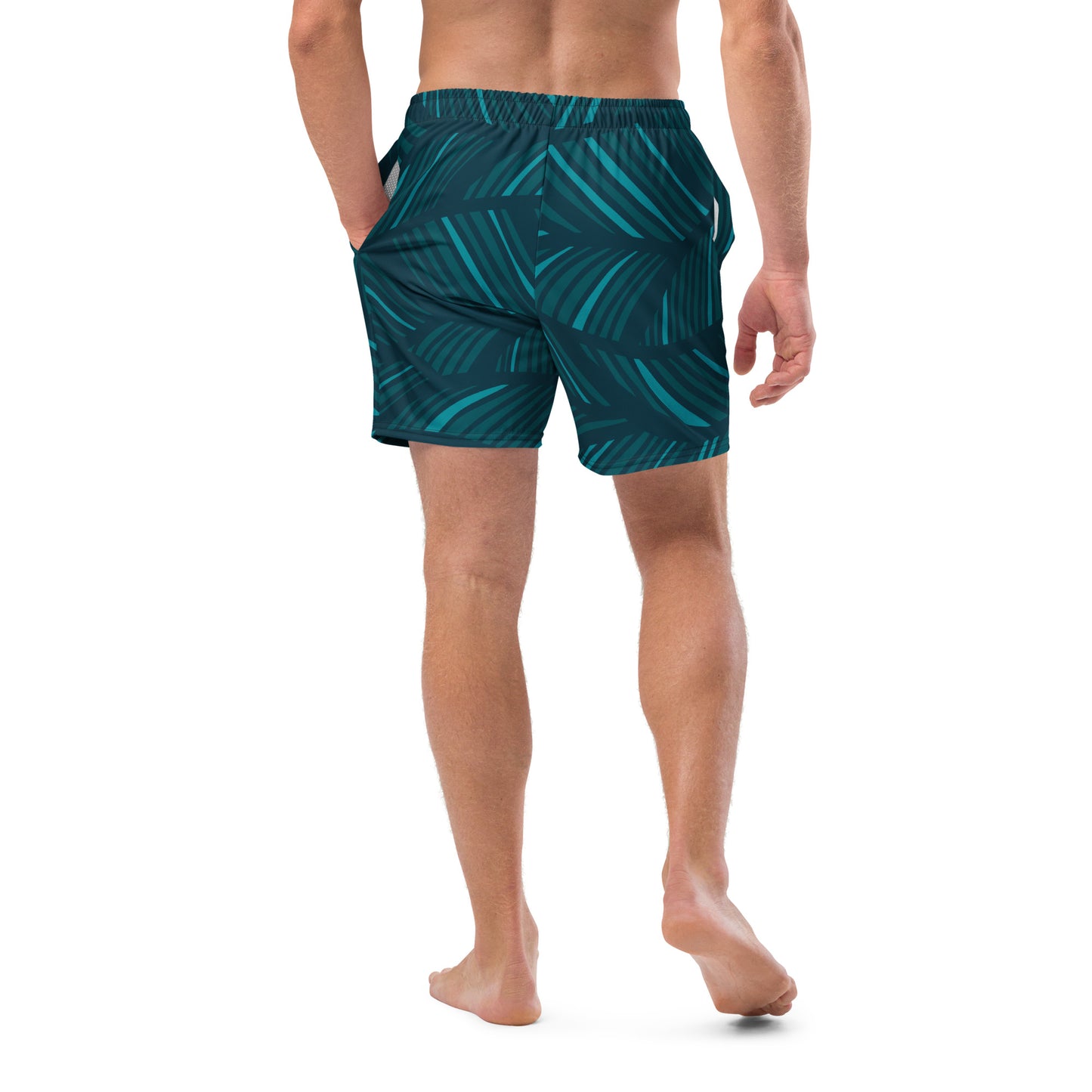 Men's Sphere Palm Leaf Swim Trunks