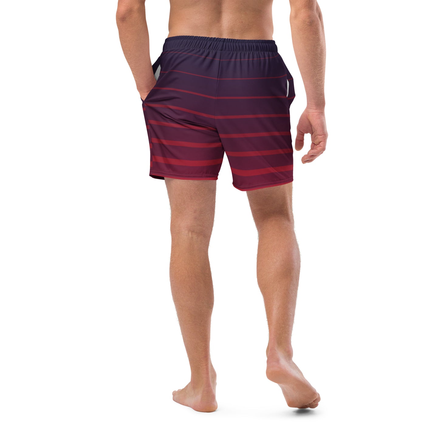 Men's Sphere Stripe Swim Trunks