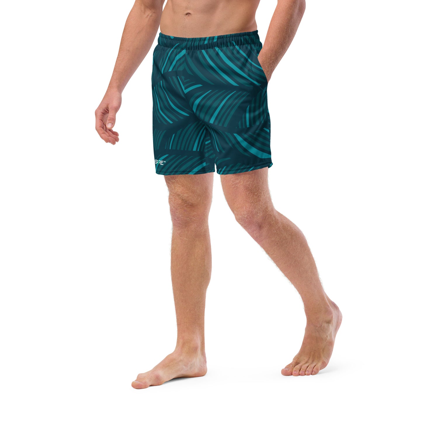 Men's Sphere Palm Leaf Swim Trunks