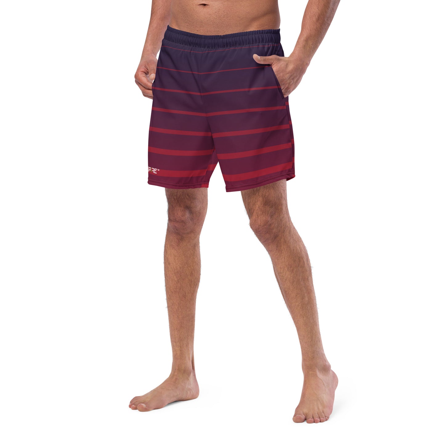 Men's Sphere Stripe Swim Trunks