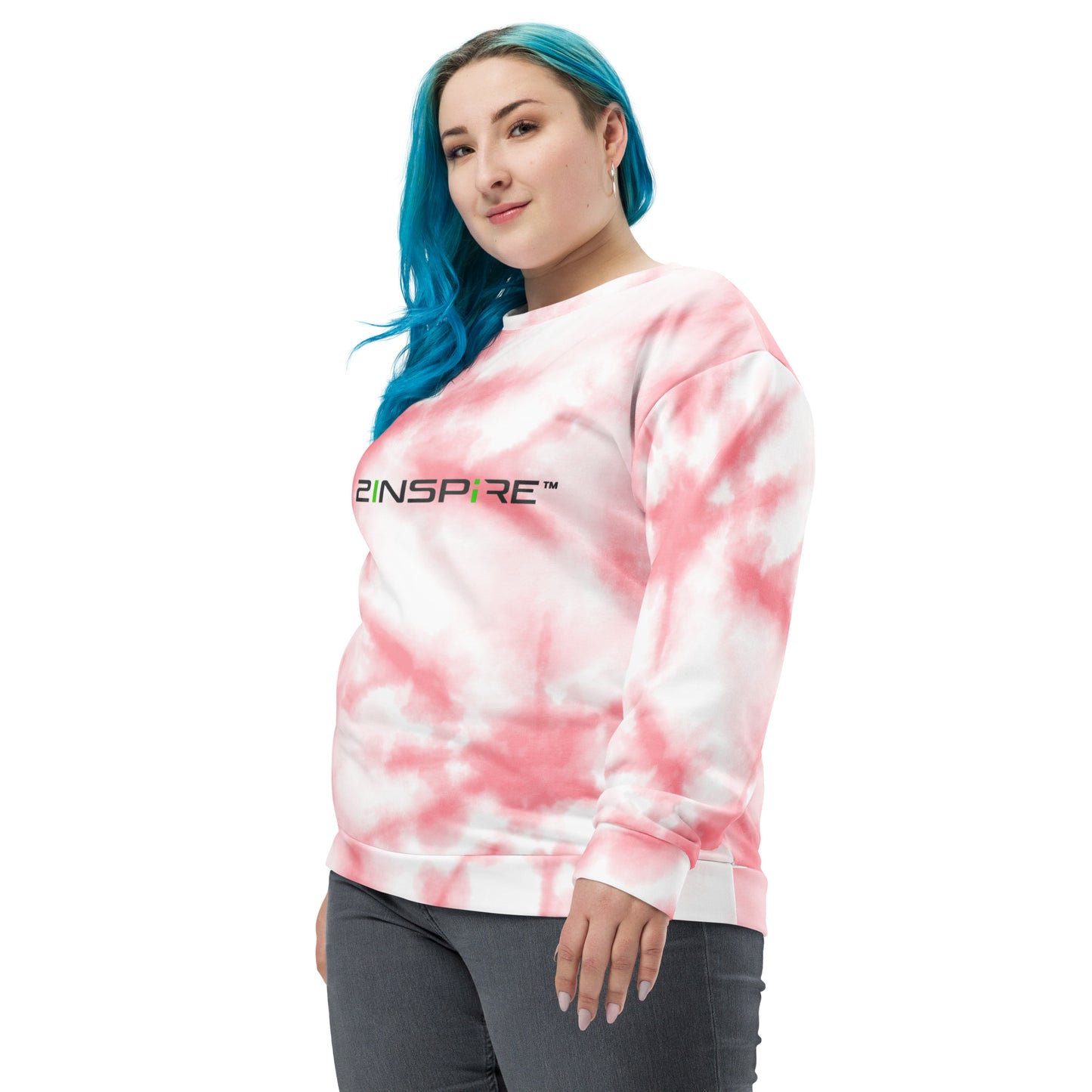 Pink Tie-Dye Unisex Sweatshirt