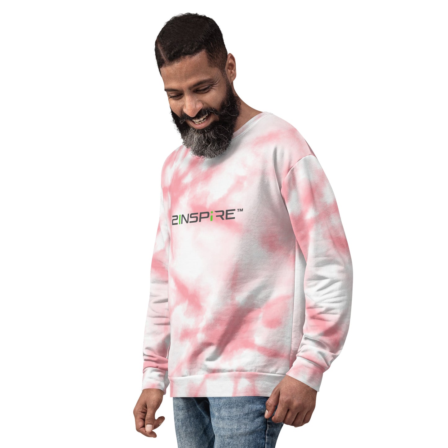 Pink Tie-Dye Unisex Sweatshirt