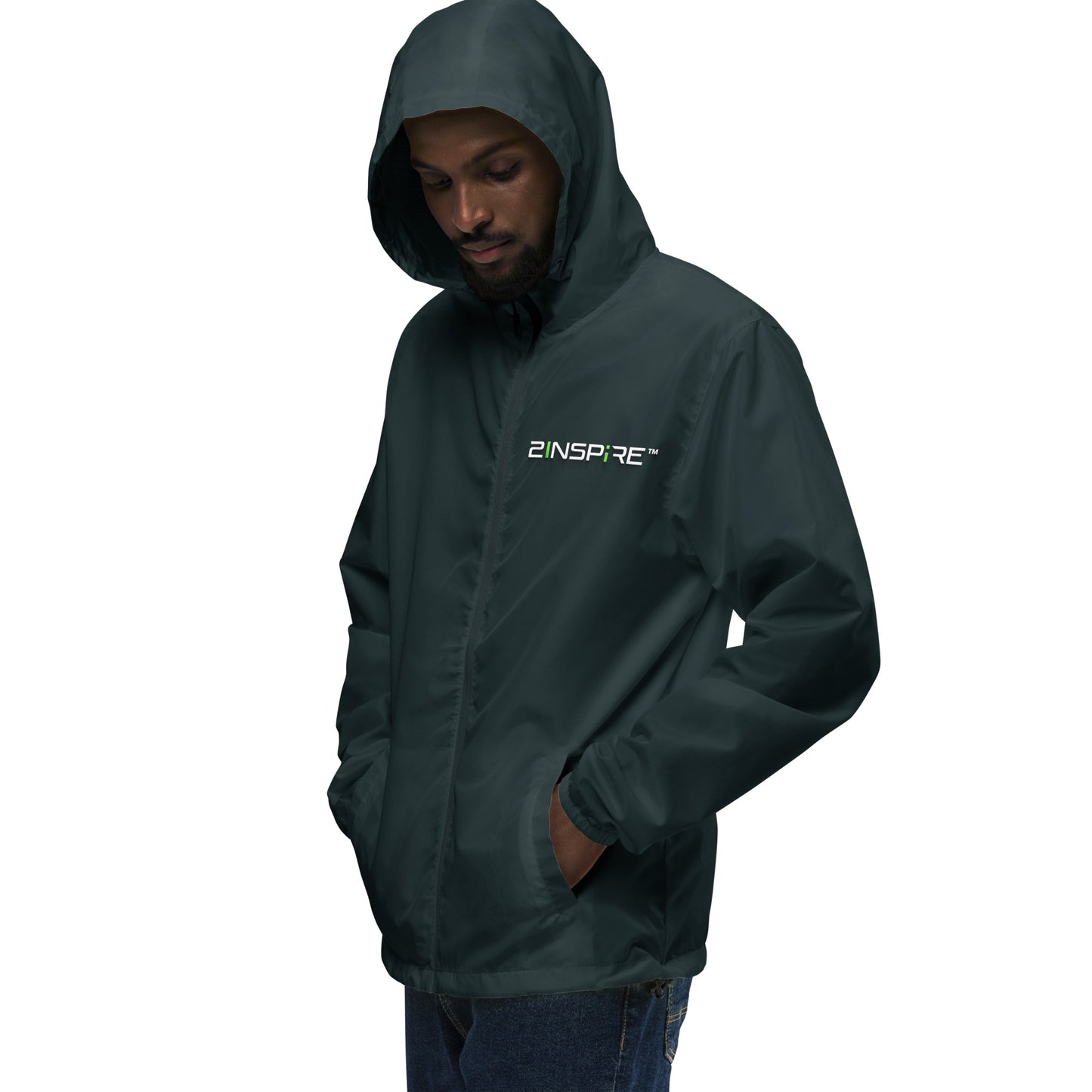 Unisex lightweight zip up windbreaker