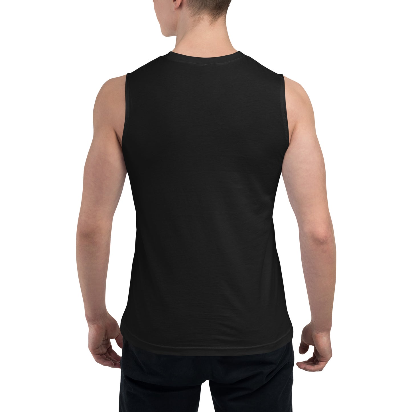 Small Black Sphere Muscle Shirt