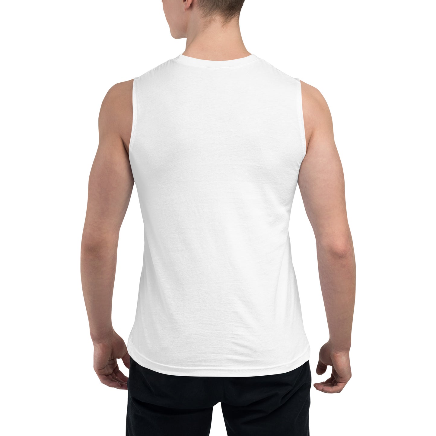 Small Black Sphere Muscle Shirt