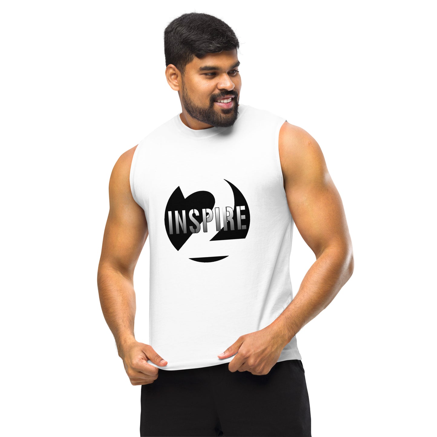 Black Sphere Muscle Shirt